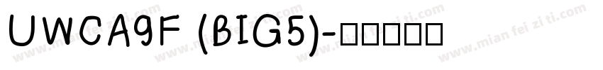 UWCA9F (BIG5)字体转换